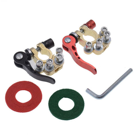 Conector de terminal de batería, conector de batería, conector de batería de coche, terminales de batería, clip rápido, placa de cobre de 4 vías, apto para barco y coche