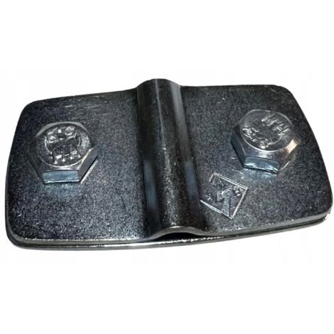 CONECTOR DE TIERRA DE PROTECCIÓN CONTRA RAYOS DE ACERO GALVANIZADO