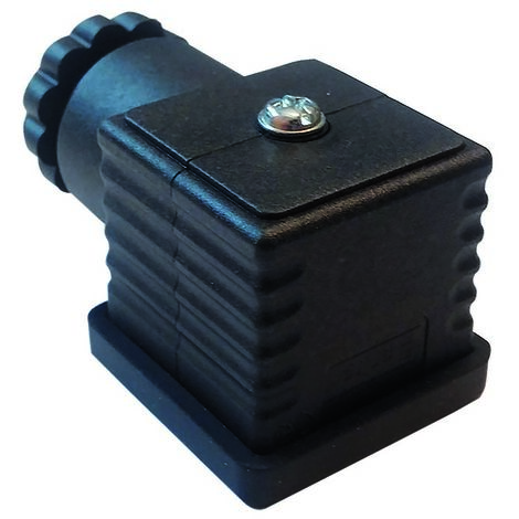 Conector 32 mm – Macho 26/34 Para electroválvulas de 9 V y 24 V