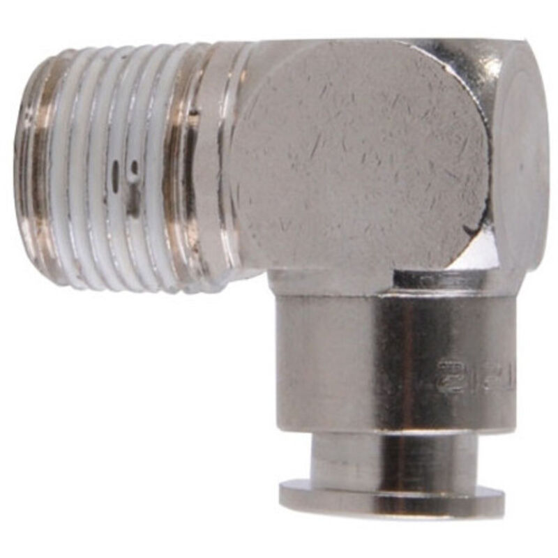 Conector de tubo Rilsan esquina 50/C 10X3/8 Aut Ani