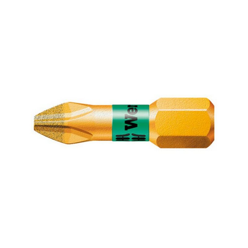 

Conector diamanteado semi duro con zona de Bi-torsión para Tornillo Phillips 1/4'' PH, 25 mm de largo, dimensiones : PH 1, Largo total 25 mm