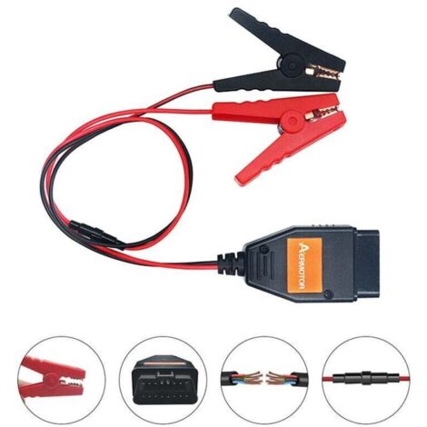 Conector ECU OBD2 para coche, cable de alimentación de emergencia, protector de memoria de batería, herramienta de repuesto universal A