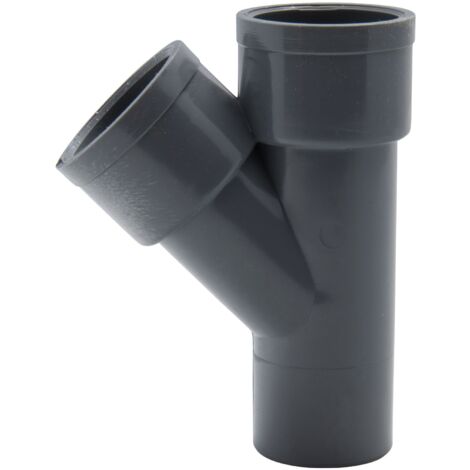 Conector en ángulo de 45° macho-hembra ø32mm Jardibric