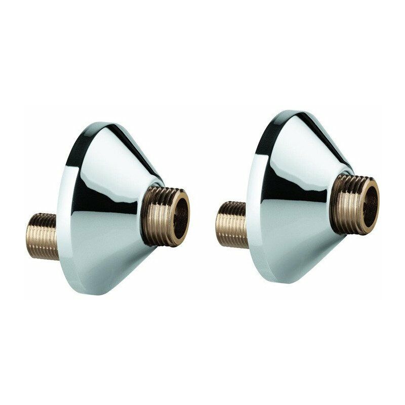 

Grohe - Conector en S ajustable 10 mm 3/8 pulgadas x 1/2 pulgadas cromado