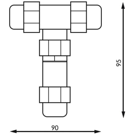 SWE Conector En T Ip68