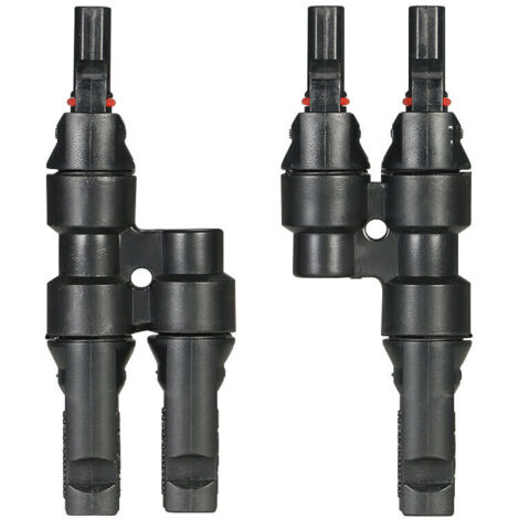 Conector en T MC4, conector solar impermeable de tres vías