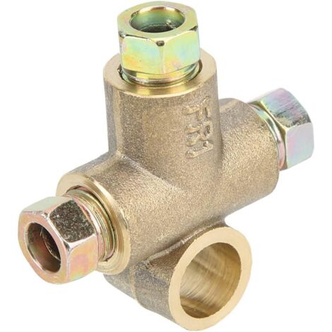 Conector en T para línea de freno de motocicleta, conector de manguera hidráulica, conexión flexible de 3 vías, con 3 tuercas de unión cortas macho M10 de 3/16 pulg., manguera de 10 mm