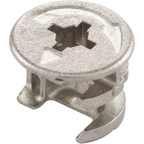 Conector excéntrico Rastex 15 con borde tapa 19mm HETTICH (Por 200)