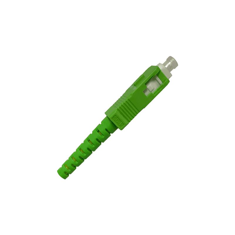 

Conector fibra optica SC-APC monomodo 3.0 mm Verde