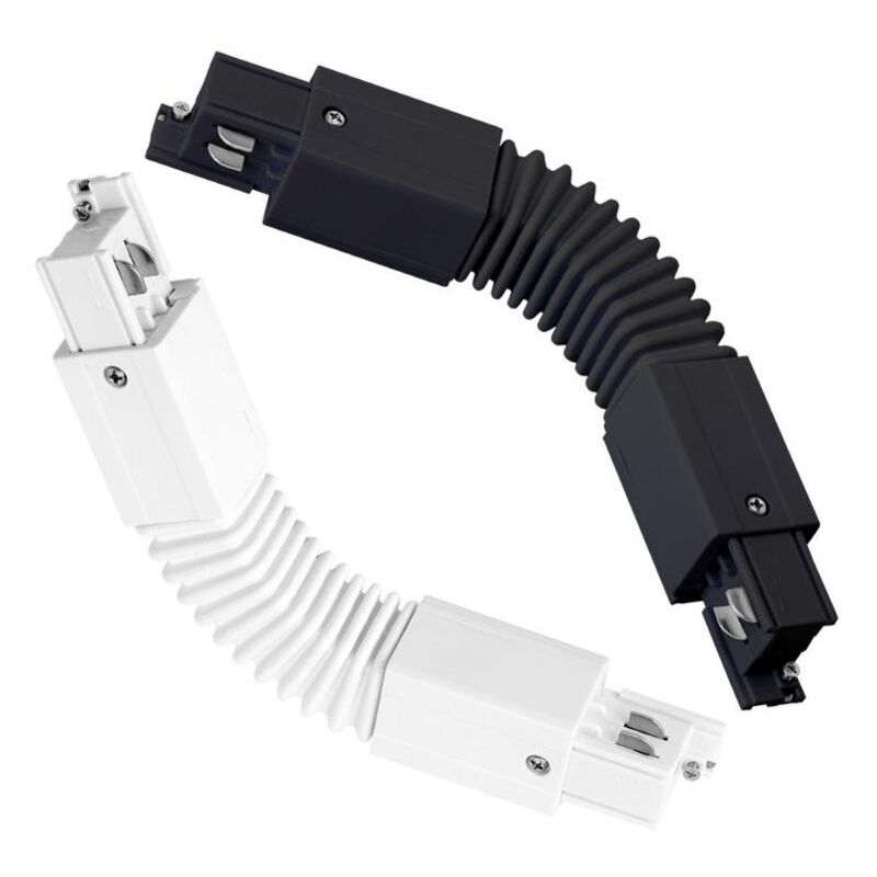 

Conector Flexible para Carril Trifásico Negro. - Negro