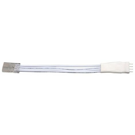 Conector flexible V-TAC para fuente de alimentación de tira LED COB de 4 pines, longitud 125 mm