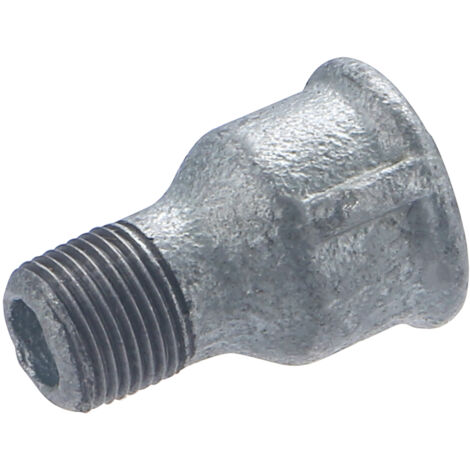 Conector Galva Reducido Hembra (1/2) - Macho (3/8) QUICK PLOMBERIE