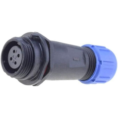 Conector Hembra 4 Pines Ip68 Redondo Con Rosca Exterior Aereo Sp1311/s4