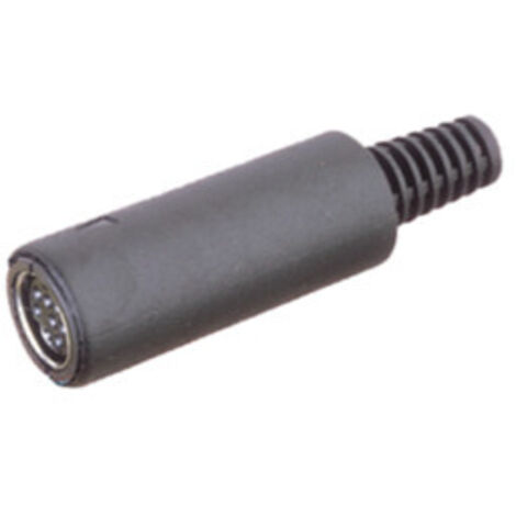 Conector hembra aéreo Mini-DIN. Electro DH. Con 6 contactos 10.636/A/6 8430552011490