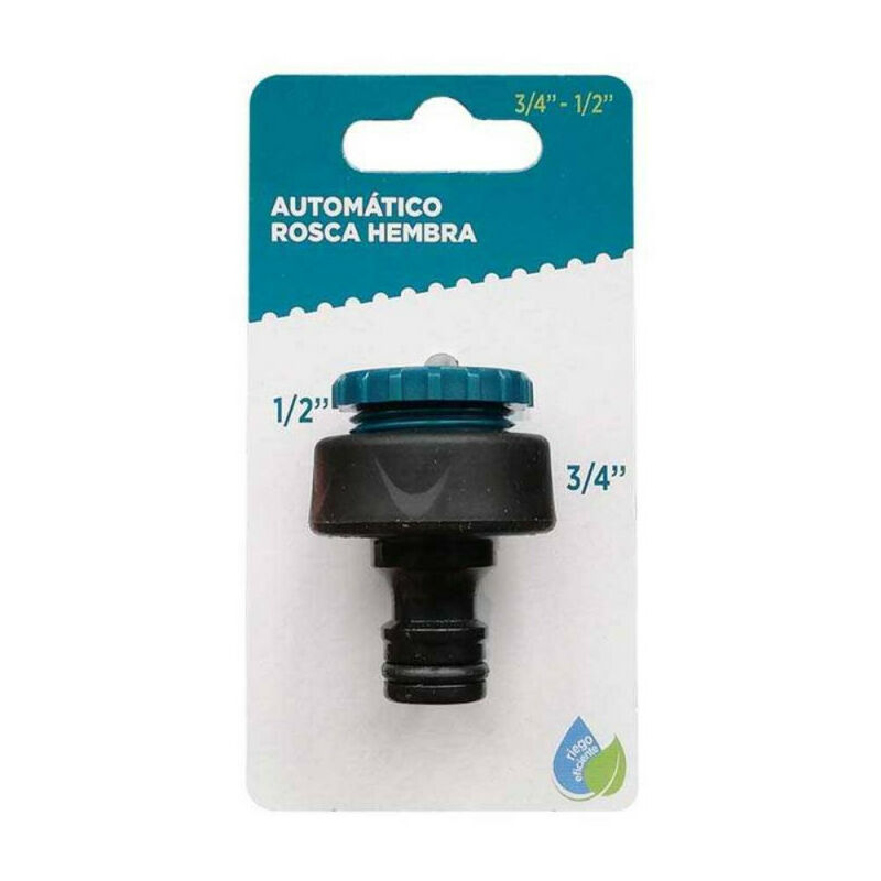 

CONECTOR HEMBRA AUTOMATICO CON ROSCA MACHO 3/4' - Verdecora