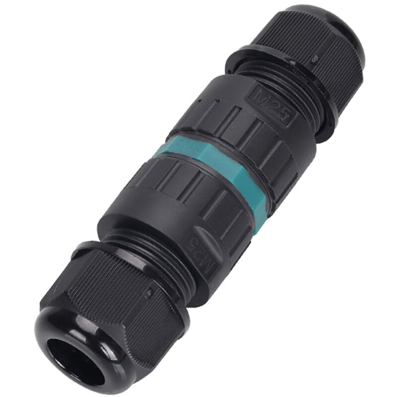 

Conector impermeable del cable al aire libre IP68, conexion rapida de empuje sin tornillos,M25-4P (5-9 mm)