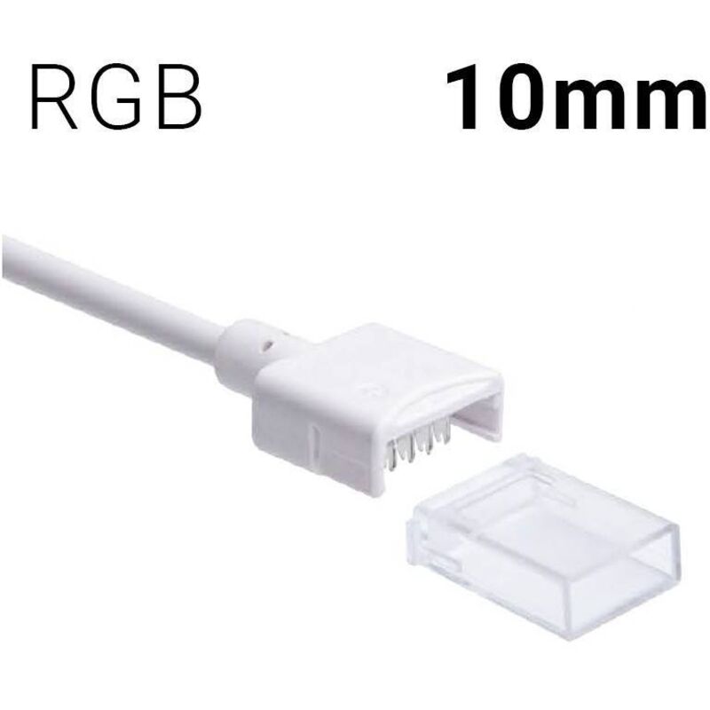 

Barcelona Led - Conector inicio tira a cable RGB PCB 10mm IP68