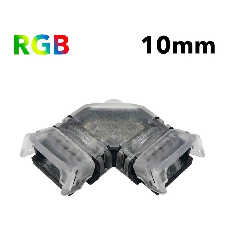 

Barcelona Led - Conector 'L' tira a tira RGB de 10mm 4pin para esquinas