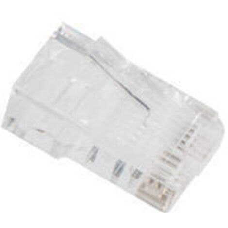 CONECTOR LANBERG CAT.6 UTP 8P8C PASS THROUGH TYPE 20PCS