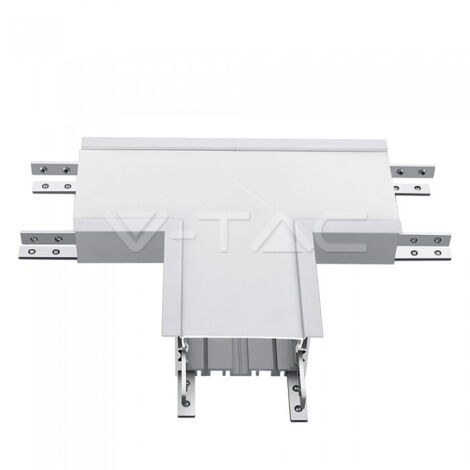 Conector LED empotrado Samsung V-TAC de 14 W con chip en forma de T lineal, blanco natural