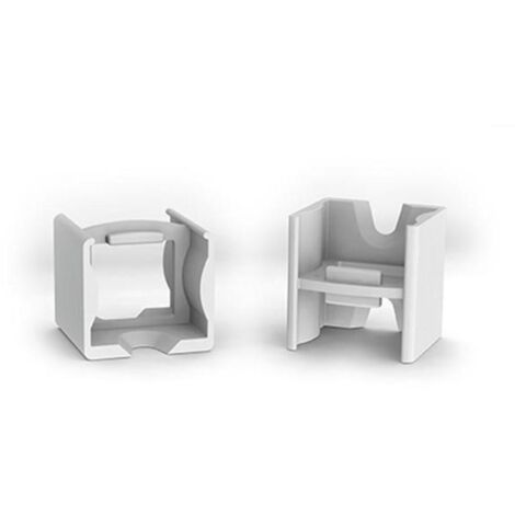 CONECTOR LINEAL PARA PERFIL LED 'SLIMLINE 15 mm' - ABS - GRIS