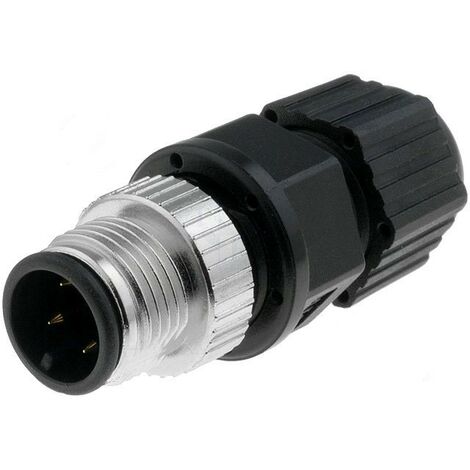 Conector M12 Macho 4 Pin Recto Aereo