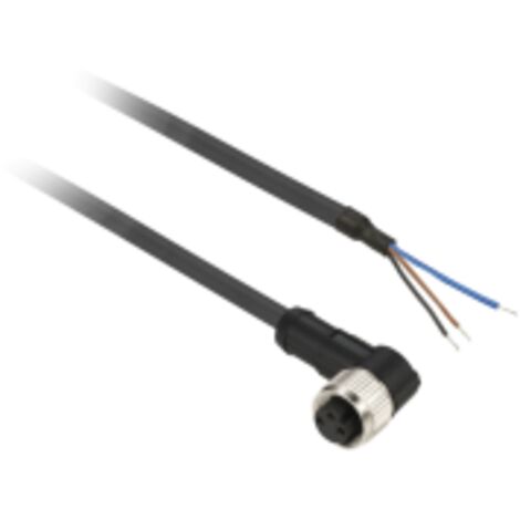 CONECTOR M8 ACODADO