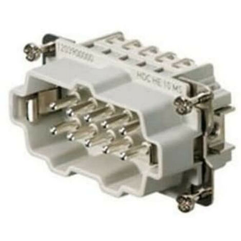 Conector Macho 10 Contactos 2 Filas Hdc He 10 Ms 1203900000