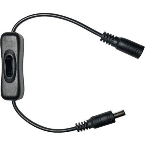 Conector macho a hembra DC + interruptor GSC 001504524