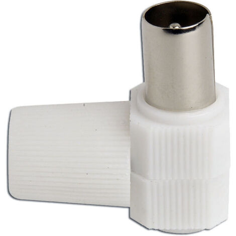 CONECTOR MACHO ACODAD CABLE TV