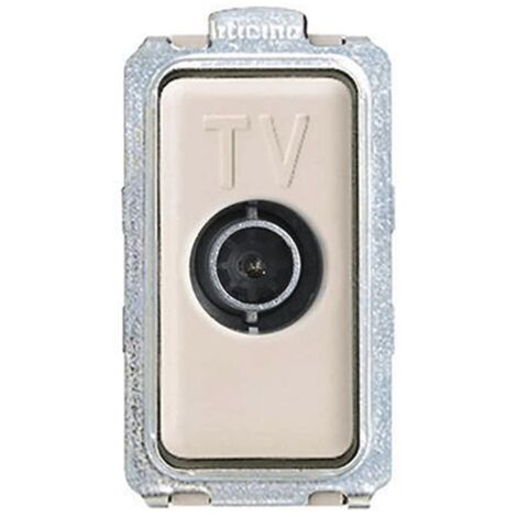 Conector macho directo para TV y satélite Bticino Magic 5202D