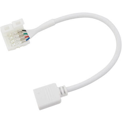 Conector macho/hembra a conector rápido tira LED 24V RGB