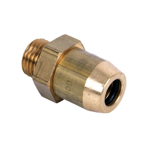Conector Macho Pulgadas raufoos en varias medidas Tubo 1/4" - Rosca 16 x 1.5