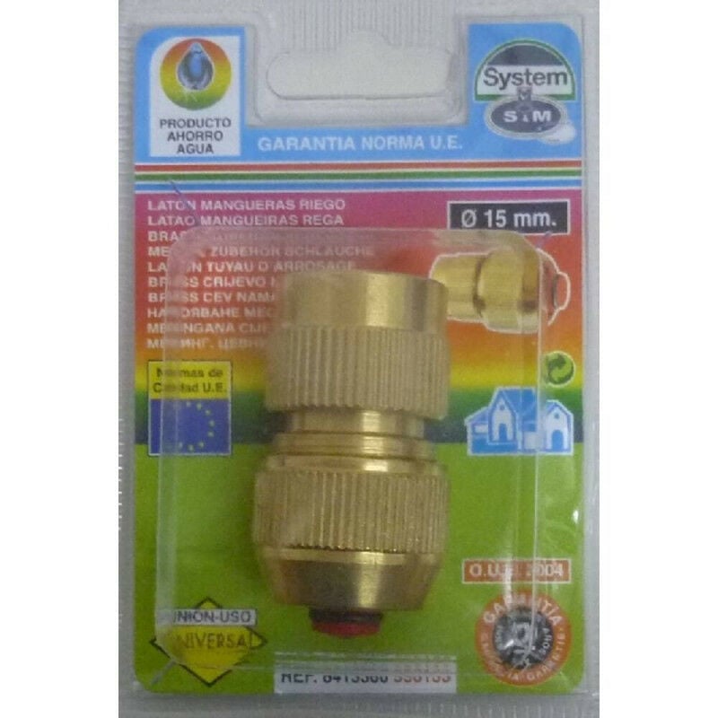 

Conector Manguera Stop 15Mm Met