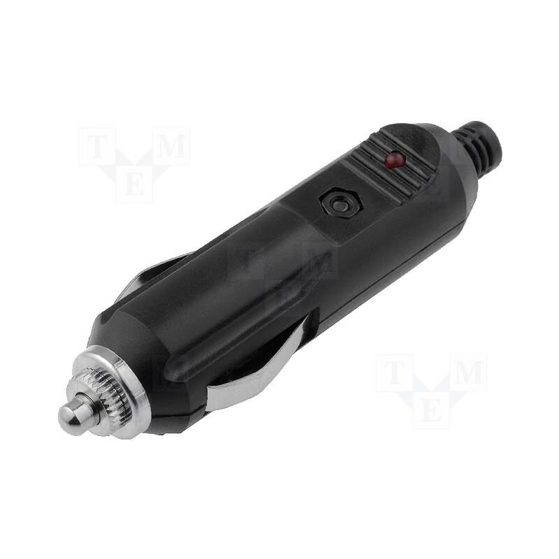 

Conector Mechero Coche Con Fusible Y Piloto 5A 12/24Vdc