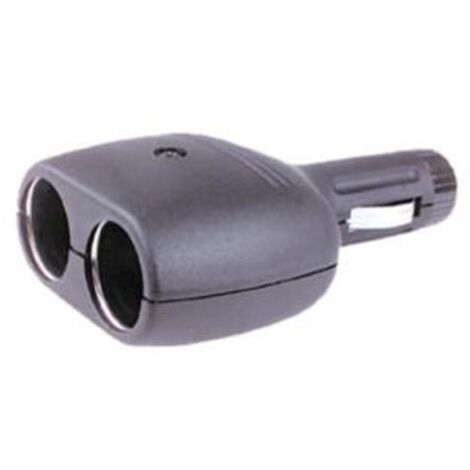 Conector Mechero DOBLE Con Fusible Y Led