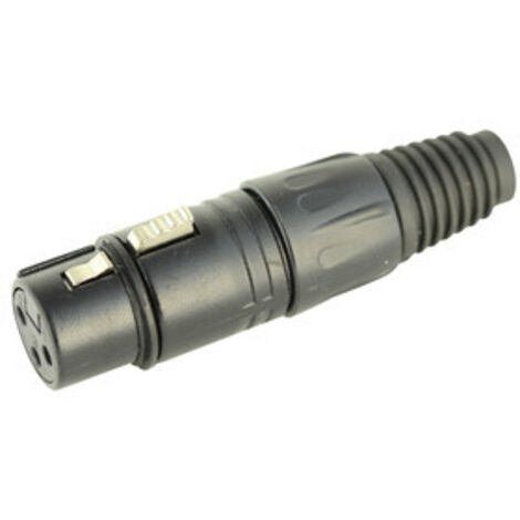 Conector Micro hembra de 3 contactos color negro Electro Dh 10.237/3/F/N 8430552078271