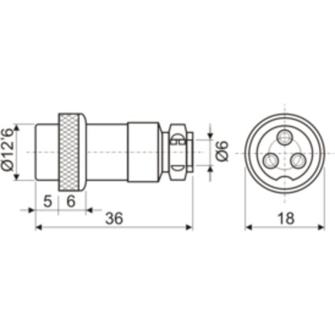 Conector Micro hembra de 5 contactos Electro Dh 10.230/5/F 8430552008230