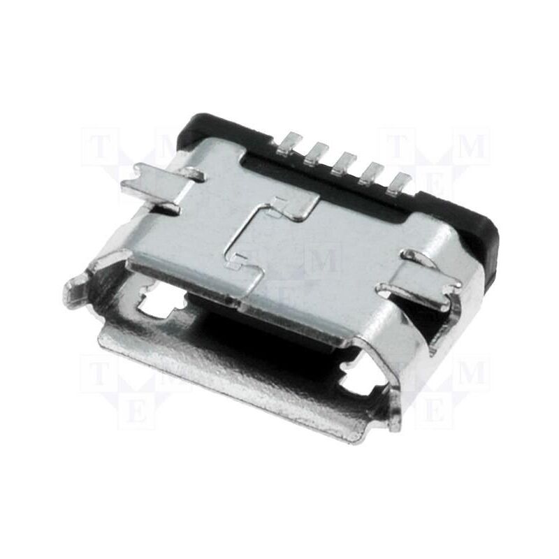 

Conector MicroUSB B Hembra 5pin Raster 0,65mm
