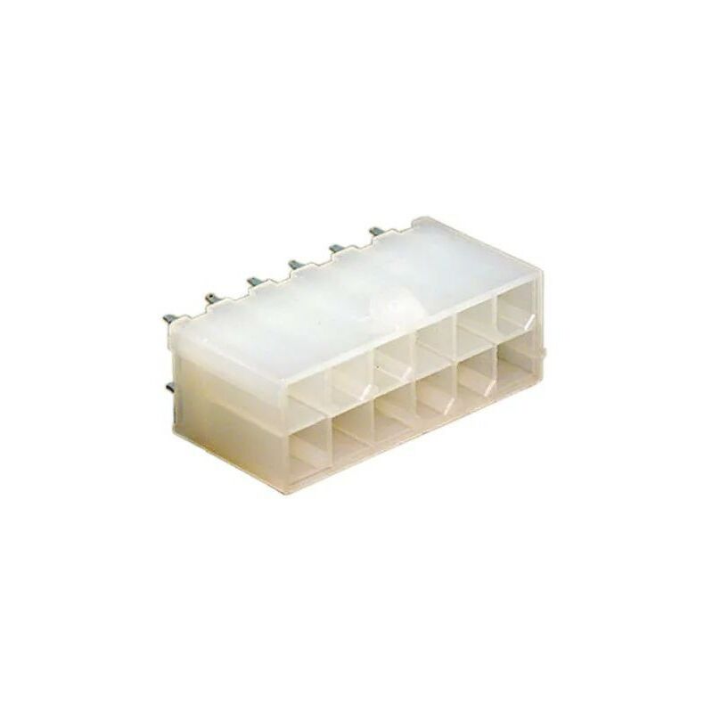 

Conector Mini Fit macho 6x2 vìas PCB
