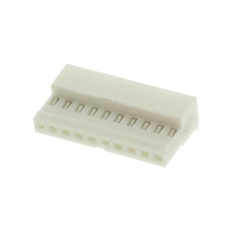

Conector MTA 100 Hembra 10 Vìas Blanco para cable AWG 24