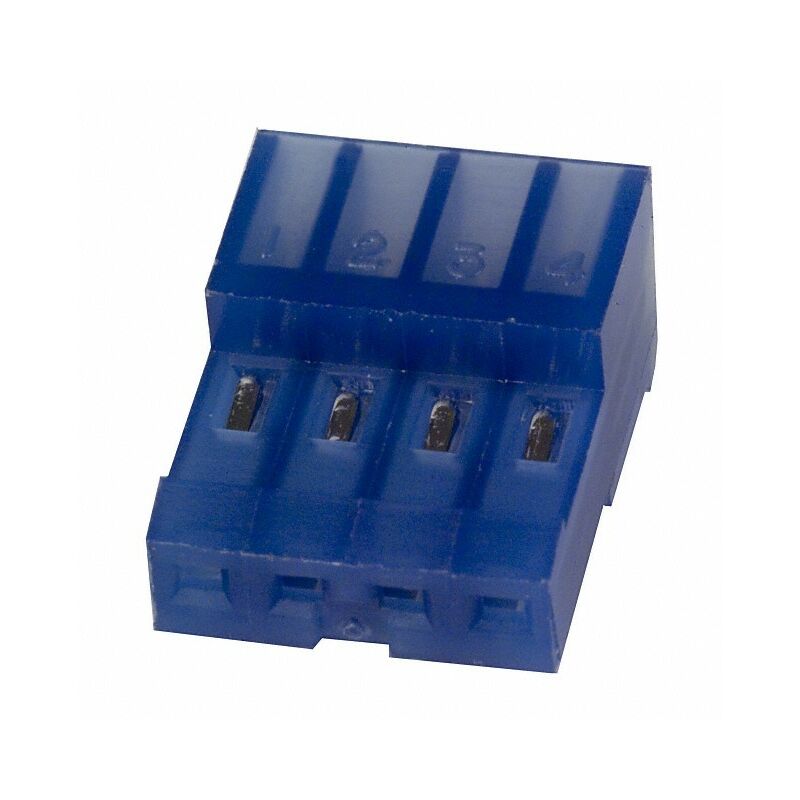 

Te/connectivity - Conector MTA 100 Hembra 4 Vìas Azul para cable AWG 26