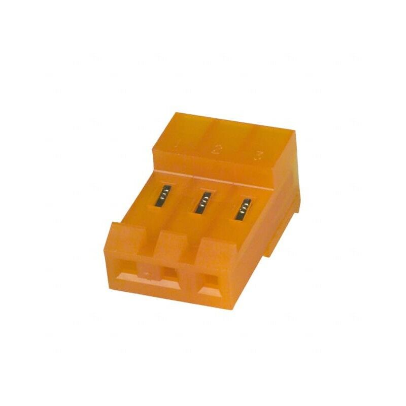 

Conector MTA 156 Hembra 3 Vìas Naranja para cable AWG 18
