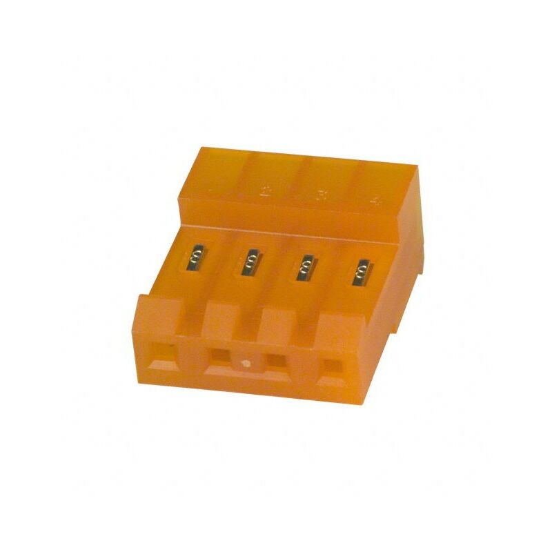 

Conector MTA 156 Hembra 4 Vìas Naranja para cable AWG 18