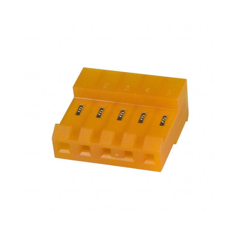 

Conector MTA 156 Hembra 5 Vìas Naranja para cable AWG 18