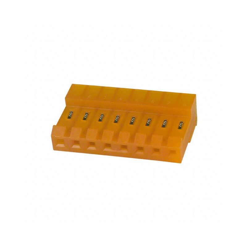 

Conector MTA 156 Hembra 8 Vìas Naranja para cable AWG 18