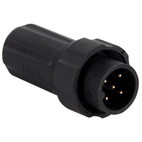 CONECTOR MULTIPIN MACHO RESISTENTE AL AGUA - 5 POLOS