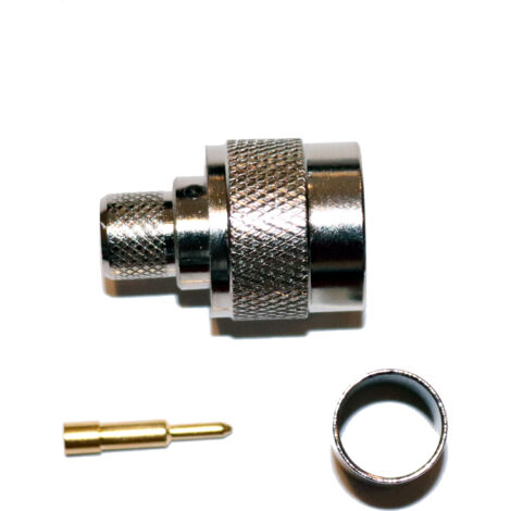 Conector N a RG213, H1000, RF10 engarzado