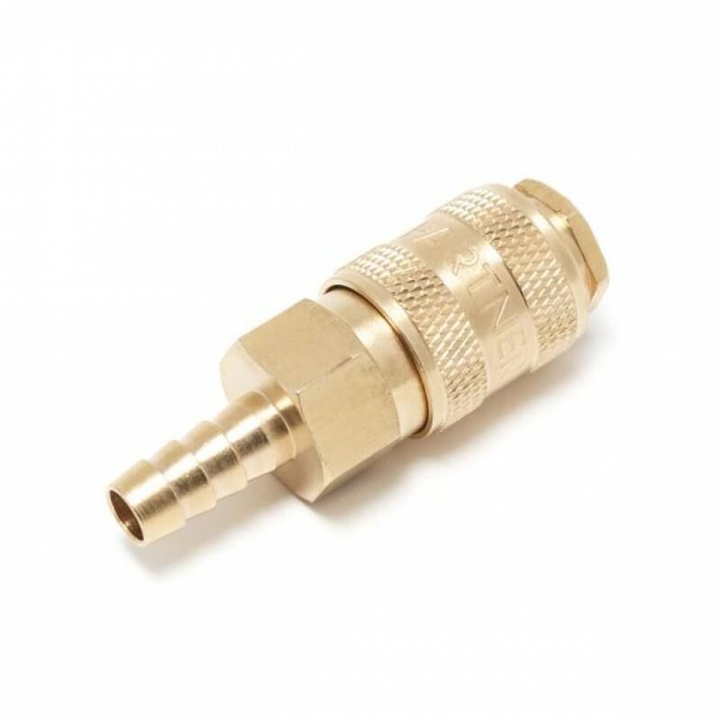 Conector neumático con válvula 