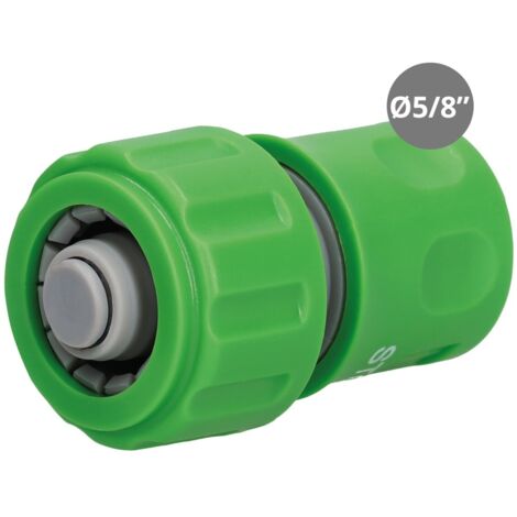 Conector para manguera PVC con STOP de Ø5/8